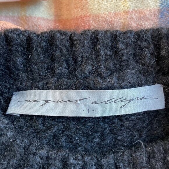 RAQUEL ALLEGRA SWEATER RAINBOW STRIPED ALPACA KNIT PULLOVER​​​​​​​ - Picture 14 of 15